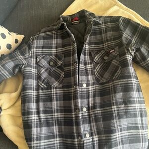 Dickies plaid jacket. Sz M.